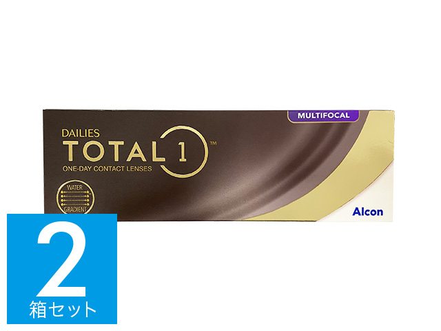 デイリーズトータル1 遠近両用 1日使い捨て 処方箋不要 30枚入り 2箱セット