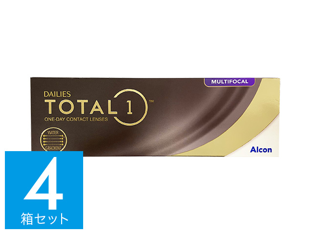 デイリーズトータル1 遠近両用 1日使い捨て 処方箋不要 30枚入り 4箱セット