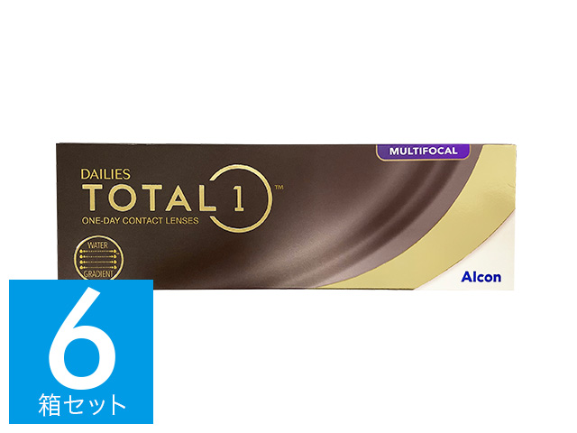 デイリーズトータル1 遠近両用 1日使い捨て 処方箋不要 30枚入り 6箱セット