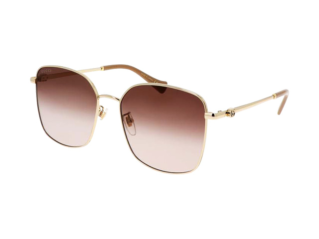 グッチ 【日本未発売】 GG1146SK / 58 002ゴールド ブラウン系  サングラス GUCCI

